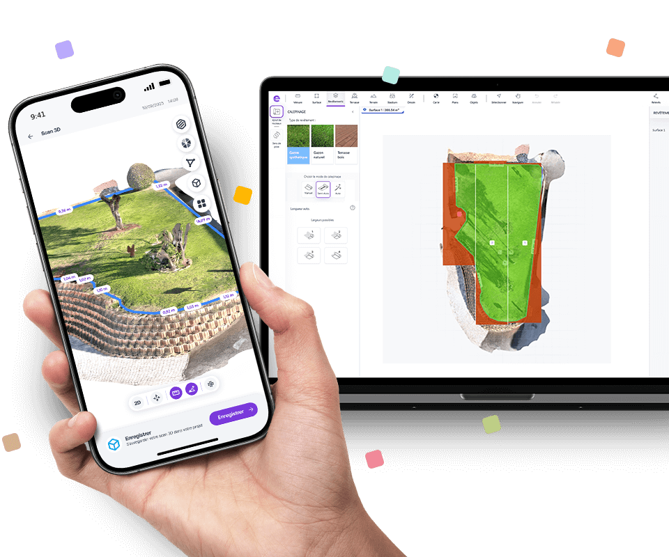 Ezeecam, solution digitale de mesure terrain et de calepinage