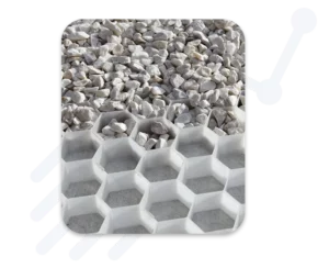 Illustration / réalisation : Ezeecam to install gravel stabilizers